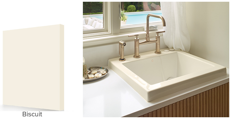 MTI Solutions Collection Sink Colors – Sink Color Designer Biscuit