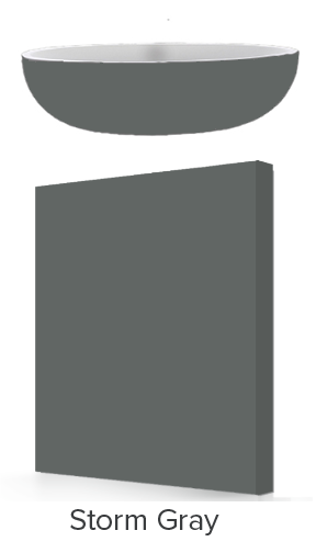 MTI Collection Sink Colors – Sink Color Stormgray