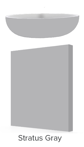MTI Collection Sink Colors – Sink Color Stratus Gray