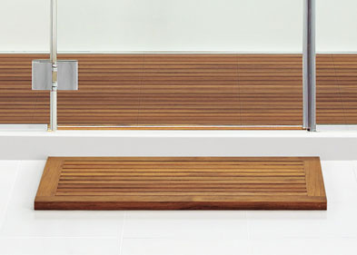 Tub Accessories Teak Bathmat