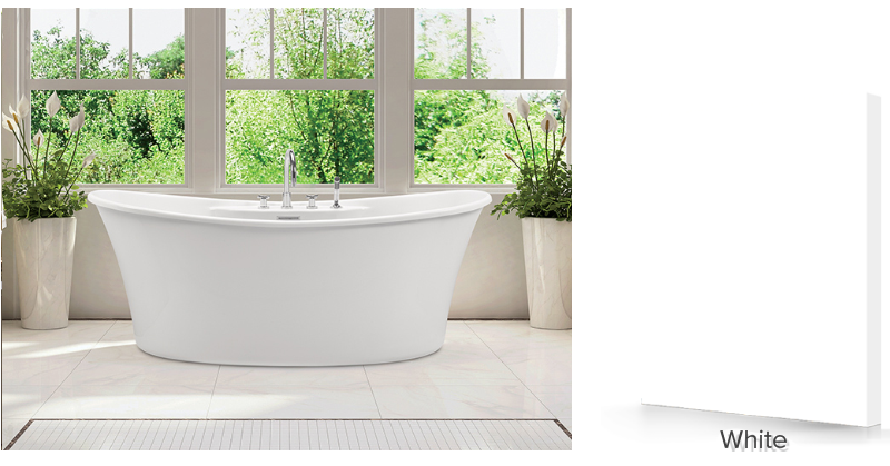 MTI Solutions Collection Tub Colors – Tub Color Designer White