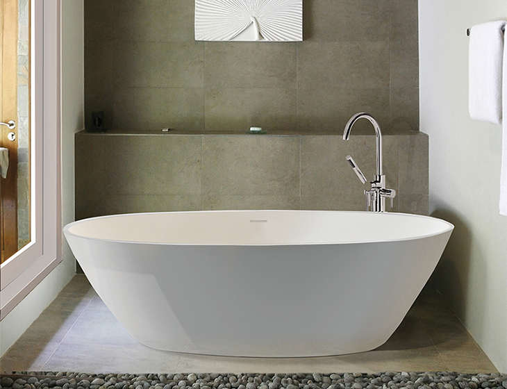 Alissa 247 freestanding soaking & air bath tub