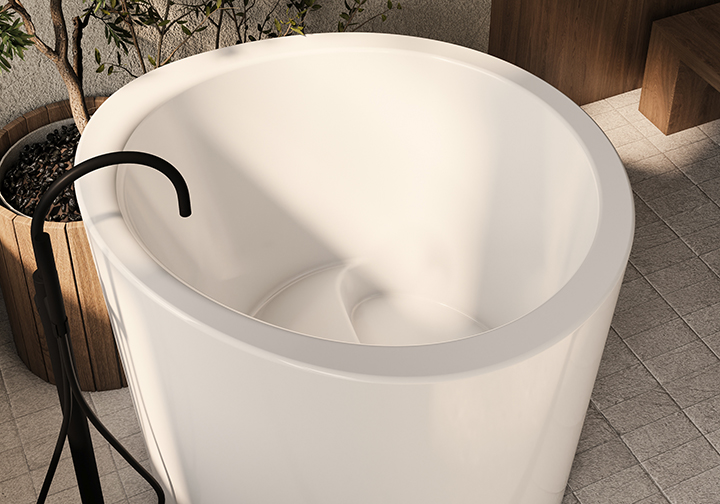 Emi 281 freestanding soaking tub – 281 Emi Soaking Tub Oh