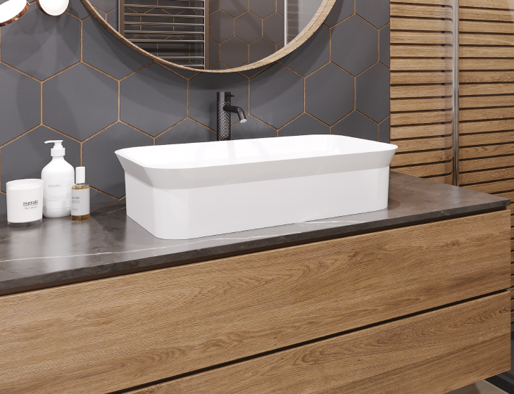 James 604 vessel bathroom sink