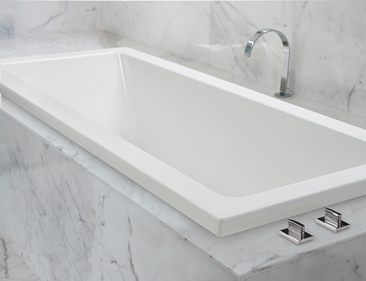 Andrea 1 Drop In Or Undermount Bathtub