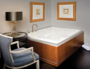 Andrea&reg; 9 114 drop-in soaking, air bath & whirlpool tub