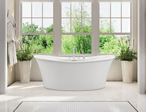 Loretta 3 265 freestanding soaking & air bath tub