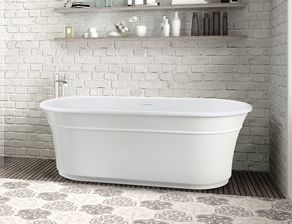 Hudson 404 freestanding soaking & air bath tub