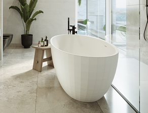 Tayla 410 freestanding soaking & air bath tub