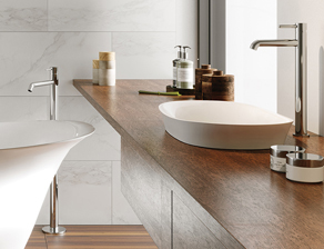 Maricela SR 607 semi-recessed bathroom sink