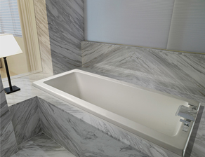 Andrea&reg; 1 91 drop-in soaking, air bath & whirlpool tub