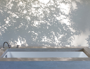Andrea 1 Undermount Bathtub