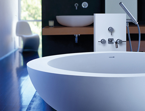 Cascara Bath Tub Corner View
