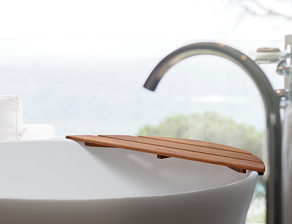 Halo Bathtub Teak Tray