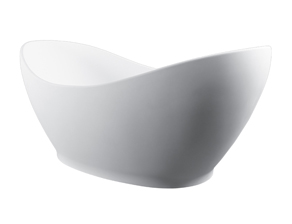 Juliet Sculpture Stone Freestanding Tub Angle View