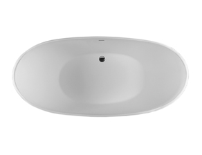 Juliet Sculpture Stone Freestanding Tub Top View