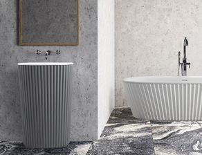 Bowie CVP-825 pedestal bathroom sink – Cvp 825 2