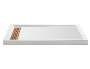 Hidden Drain Acrylic Sb Teak